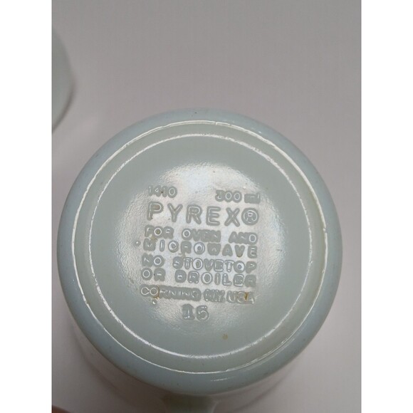 Vintage Pyrex Butterfly Gold Coffee Mug & Creamer Set 2 Mugs 1 Creamer MCM EUC - Picture 6 of 12